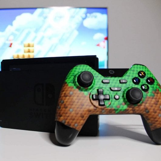 Controller wireless Gioteck WX-4 stile cubi retrò per Nintendo Switch/PC