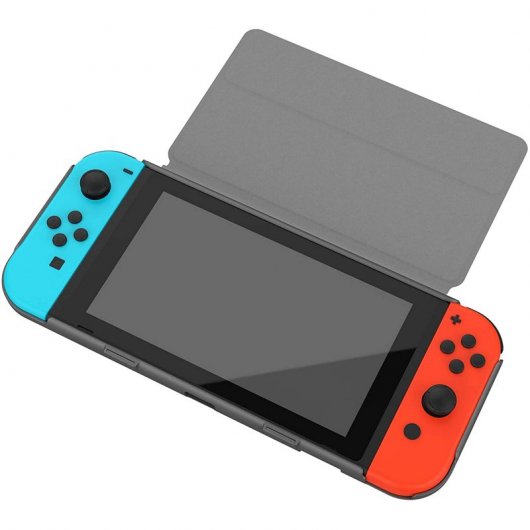 Gioteck NSW Pro Case Support Magnétique + Verre Trempé 9H pour Nintendo Switch