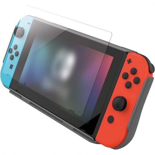 Gioteck NSW Pro Case Support Magnétique + Verre Trempé 9H pour Nintendo Switch