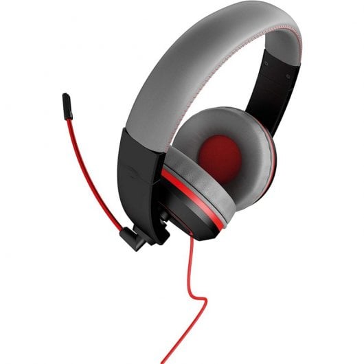 Gioteck XH100 S Auriculares Gaming Multiplataforma Negro/Rojo