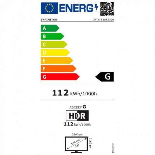 Infiniton INTV-58AF2300 58" LED UltraHD 4K