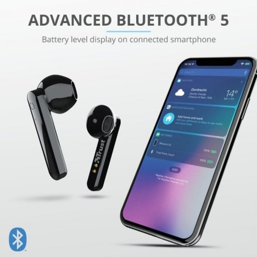 Trust Primo Touch Auriculares Bluetooth Negros