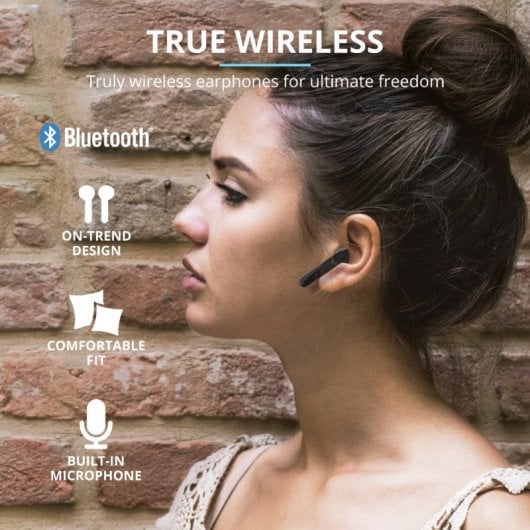 Trust Primo Touch Auriculares Bluetooth Negros