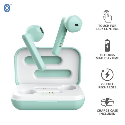 Trust Primo Touch Auriculares Bluetooth Turquesa