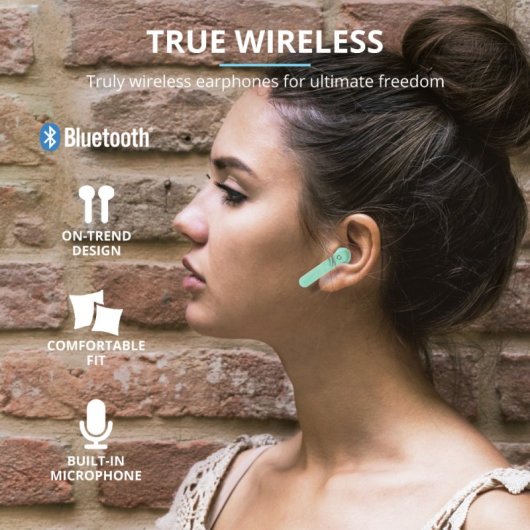 Trust Primo Touch Auriculares Bluetooth Turquesa
