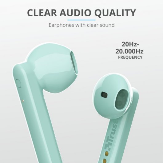 Trust Primo Auricolare True Wireless Stereo (TWS) In-ear Musica e Chiamate Bluetooth Colore menta