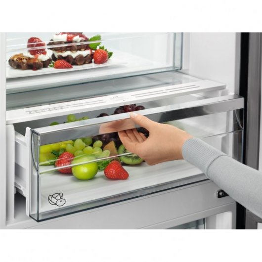 AEG RCB736D5MX Frigorífico Combi D Acero Inoxidable