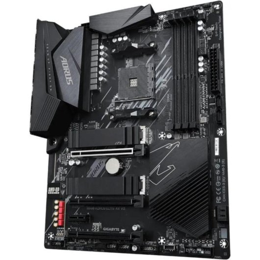 Motherboard Gigabyte B550 AORUS ELITE AX V2 AMD B550 AM4 DDR4 ATX WiFi 6E RGB