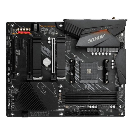 Motherboard Gigabyte B550 AORUS ELITE AX V2 AMD B550 AM4 DDR4 ATX WiFi 6E RGB