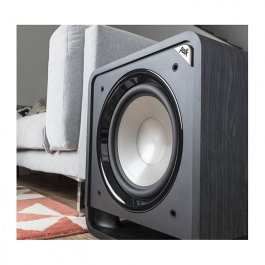 Polk Audio HTS 12 Subwoofer mit 400-W-Class-D-Verstärker, schwarz