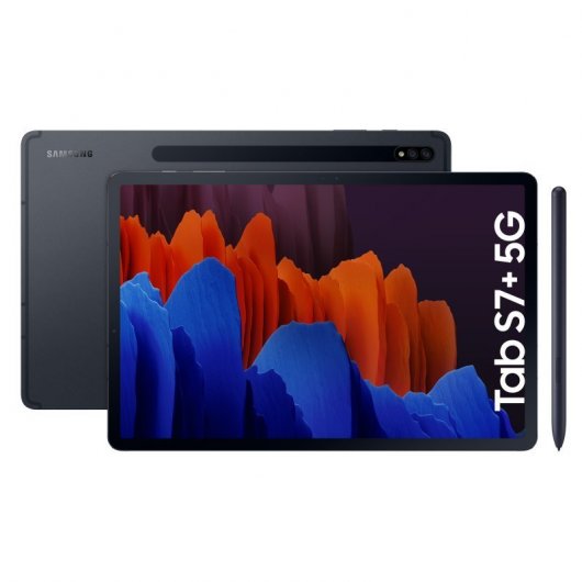Samsung Pack Galaxy Tab S7 Plus 12.4" 128GB 5G Negra + Galaxy Buds Live Bronce