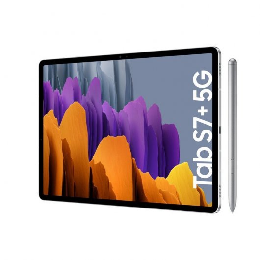 Samsung Pack Galaxy Tab S7 Plus 12.4" 128GB 5G Plata + Galaxy Buds Live Bronce