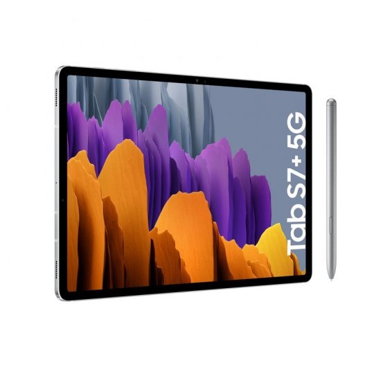 Samsung Pack Galaxy Tab S7 Plus 12.4" 8GB/256GB 5G Prateado + Galaxy Buds Live Bronze