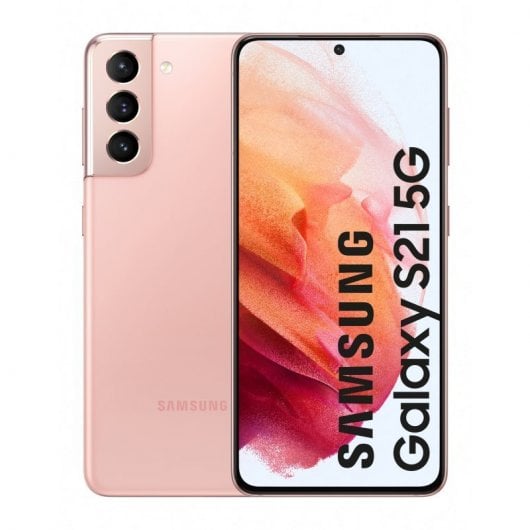 Samsung Pack Galaxy S21 5G 256GB 6,2'' Rosa + Galaxy Watch Active2 Bluetooth 44 mm Alumínio Preto
