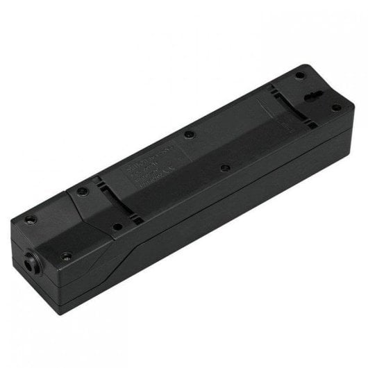 Simon Multifix Regleta sin Cable 3 Tomas con Interruptor Negra