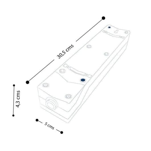 Régua de tomadas Simon Multifix 6 Tomadas com Interruptor Branco instalação flexível