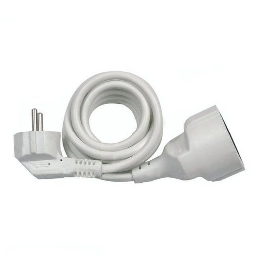 Rallonge d'alimentation Schuko Simon Brico 2 m Blanc