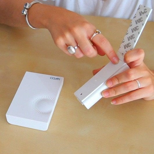 Timbre Coati Portátil com Pulsador 48 Melodias IP44 Preto 150m