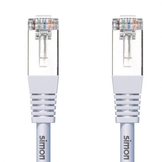 Simon Cable de Red RJ45 Cat 6 FTP 3m Blanco