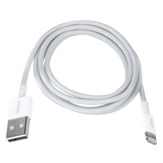 Cavo Lightning Simon a USB 2.0 maschio/maschio 1 m bianco