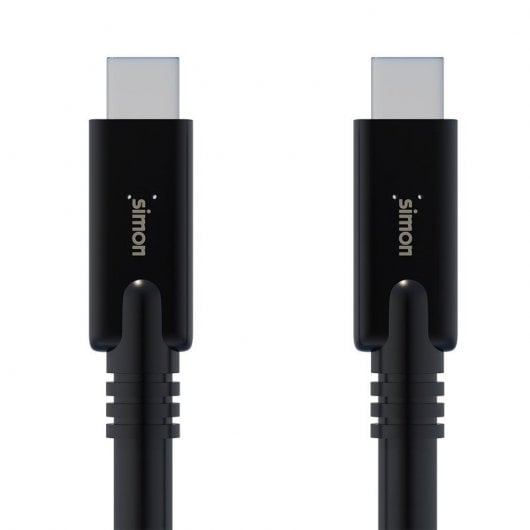 Cavo USB-C 3.1 maschio/maschio Simon 1 m nero