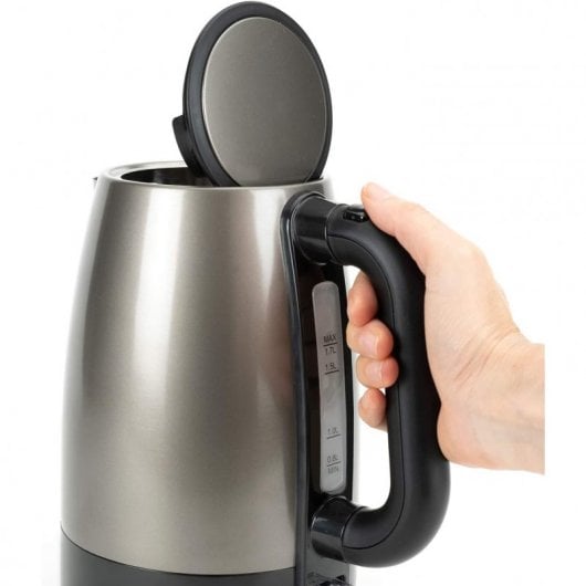 Black & Decker BXKE2201E Wasserkocher 1,7 l 2200 W Schwarz, Edelstahl