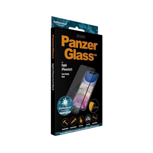 PanzerGlass Schutzglas Hartglas Antibakteriell iPhone XR/11