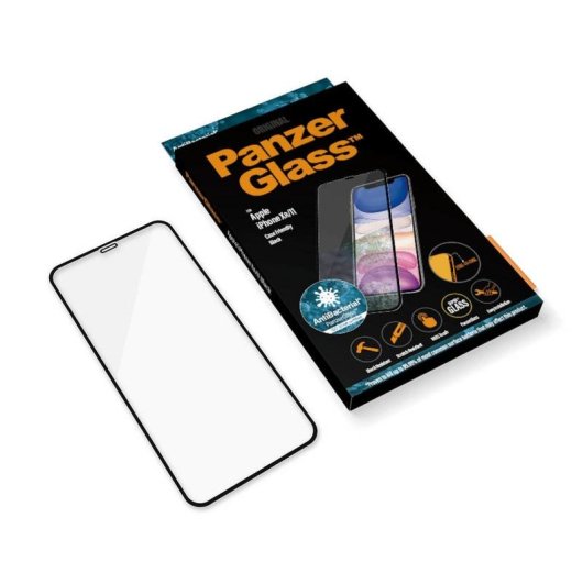 PanzerGlass Schutzglas Hartglas Antibakteriell iPhone XR/11