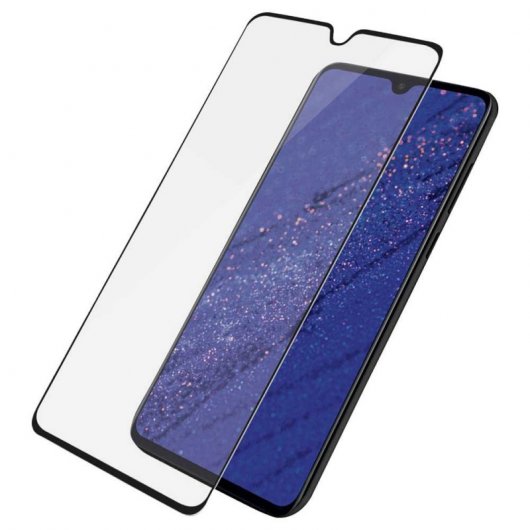 Panzer Glass Protector Cristal Templado Antibacteriano Negro para Huawei Mate 20