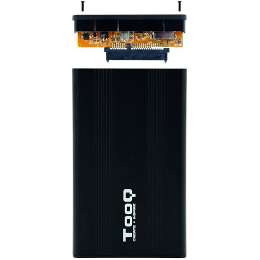 TooQ TQE-2510B Custodia per disco rigido 2,5" SATA USB 2.0 Nero