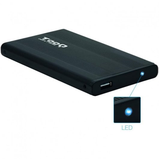 TooQ TQE-2510B Carcasa Disco Duro 2.5" SATA USB 2.0 Negro
