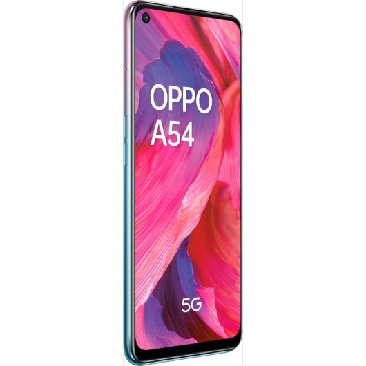 OPPO A54 5G A54 Smartphone 5G, 193g, Display 6.5" FHD+ 90Hz, 4 Fotocamere 48MP, RAM 4GB+ROM 64GB, Batteria 5000mAh, Ricarica rapida, Dual Sim, [Versione Italiana], Fantastic Purple