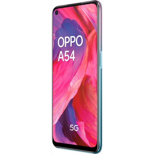 OPPO A54 5G A54 Smartphone 5G, 193g, Display 6.5" FHD+ 90Hz, 4 Fotocamere 48MP, RAM 4GB+ROM 64GB, Batteria 5000mAh, Ricarica rapida, Dual Sim, [Versione Italiana], Fantastic Purple