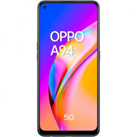 OPPO A94 5G A94 Smartphone 5G, 173g, Display 6.43" FHD+ AMOLED, 4 Fotocamere 48MP, RAM 8GB ESPANDIBILE FINO A 13GB+ROM 128GB, Batteria 4310mAh, Ricarica VOOC 30W, Dual Sim, [Versione Italiana], Fluid Black