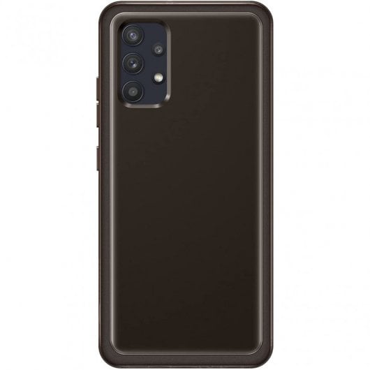 Samsung Soft Clear Cover Funda Negra para Samsung Galaxy A32 LTE