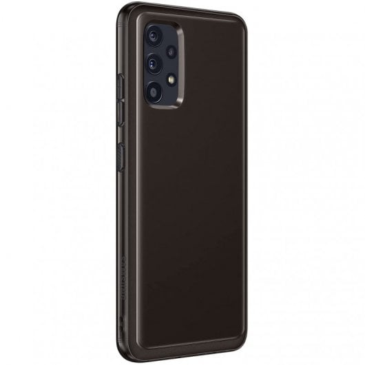 Custodia morbida e trasparente Samsung Cover nera per Samsung Galaxy A32 LTE
