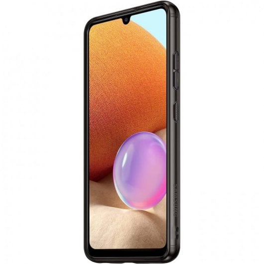 Custodia morbida e trasparente Samsung Cover nera per Samsung Galaxy A32 LTE