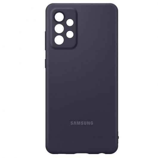 Samsung Silicone Cover Funda Negra para Samsung Galaxy A52