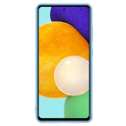 Coque Samsung Silicone Cover Bleue pour Samsung Galaxy A52
