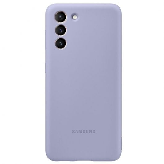 Samsung Silicone Cover Funda Violeta para Samsung Galaxy S21