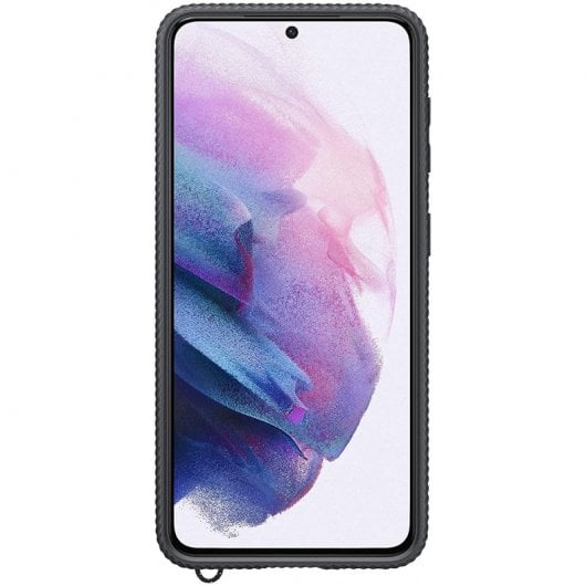 Samsung Clear Protective Cover Funda Negra para Samsung Galaxy S21 Plus