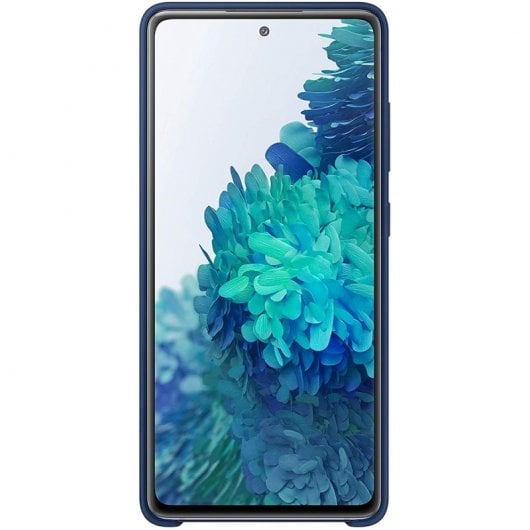 Samsung Silicone Cover Funda Azul Navy para Samsung Galaxy S20 FE
