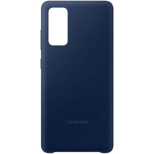 Samsung Silicone Cover Funda Azul Navy para Samsung Galaxy S20 FE