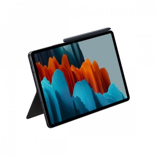 Samsung Bookcover Keyboard Funda con Teclado Negra para Samsung Galaxy Tab S7