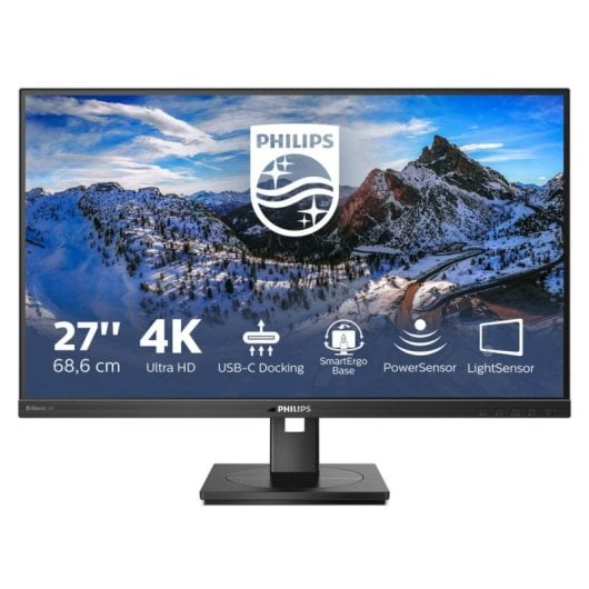 Monitor Philips Brilliance 279P1 27" UltraHD 4K 60Hz IPS USB-C 4ms Altifalantes