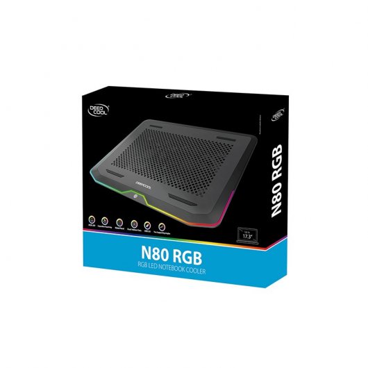 Deepcool N80 RGB Base Refrigeradora para Portátil 17.3"