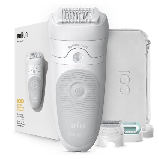 Braun Silk-épil 5 Wet & Dry Depiladora Blanca