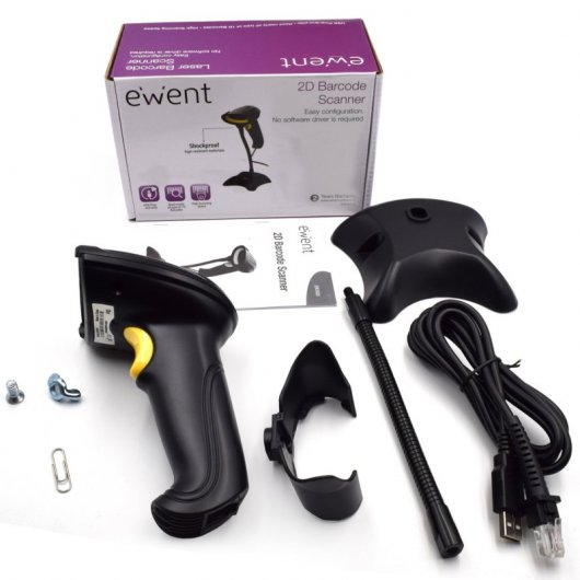 Ewent  EW3410 Lector de Códigos de Barras 2D USB