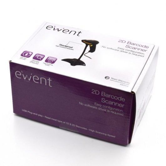 Ewent  EW3410 Lector de Códigos de Barras 2D USB