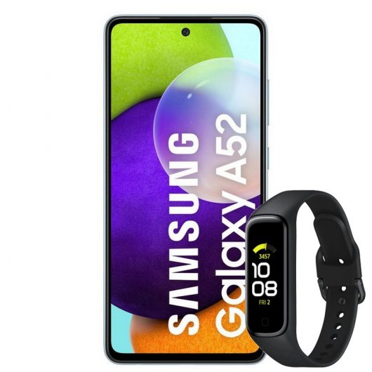 Samsung Pack Galaxy A52 128Gb 6,5'' Azul + Galaxy Fit 2 Preta
